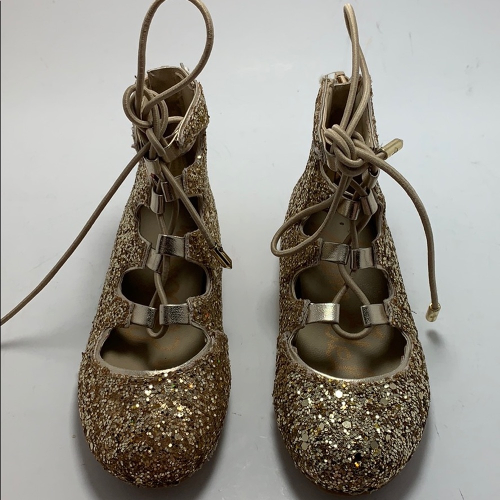 Sam Edelman Felicia Stella gold shoes size baby 6